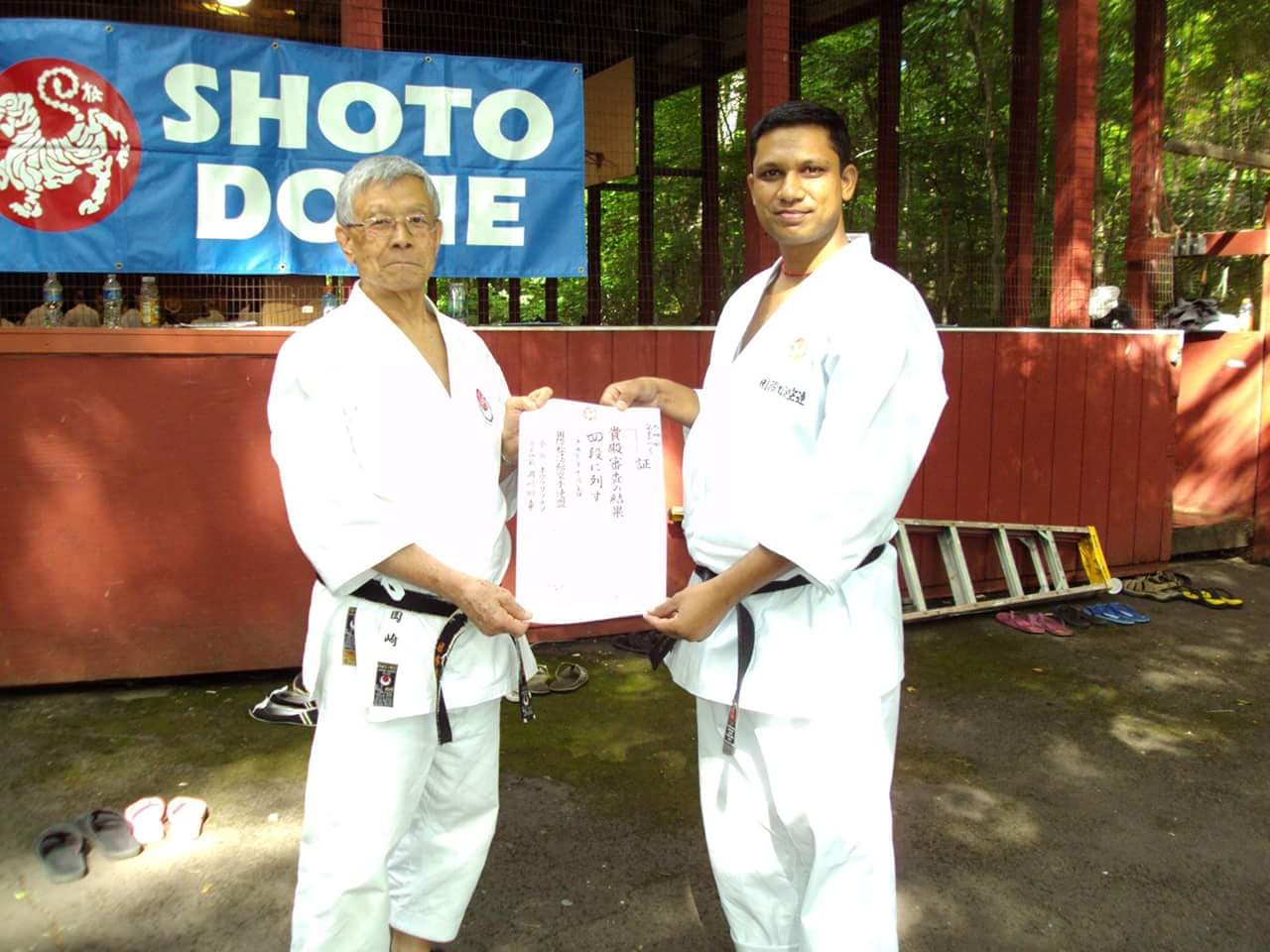 Karate Master in Action